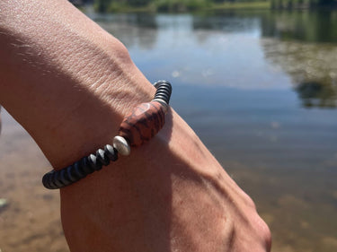 Extravagantes Armband mit außergewöhnlichem Stein - Armband Laresa – handgefertigt aus Natursteinen – Ella and Me